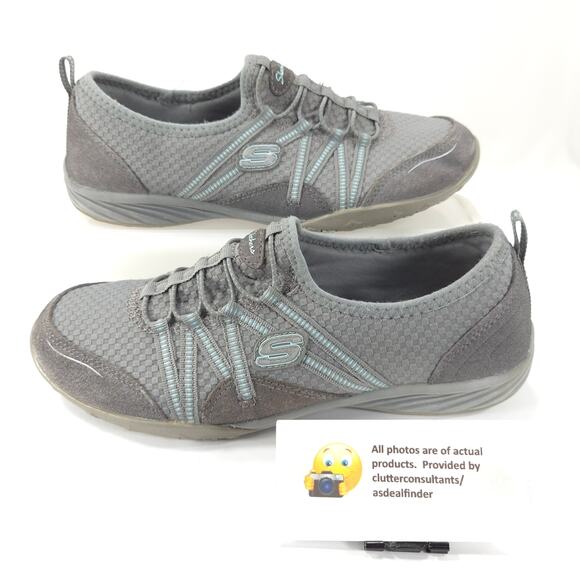 Skechers Flex Appeal 3.0 Lace Up Running Shoe Womens Size 8 59500S Gray - Picture 5 of 9